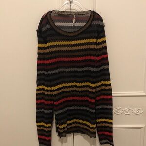 Sonia Rykiel Multicolor Zigzag Top